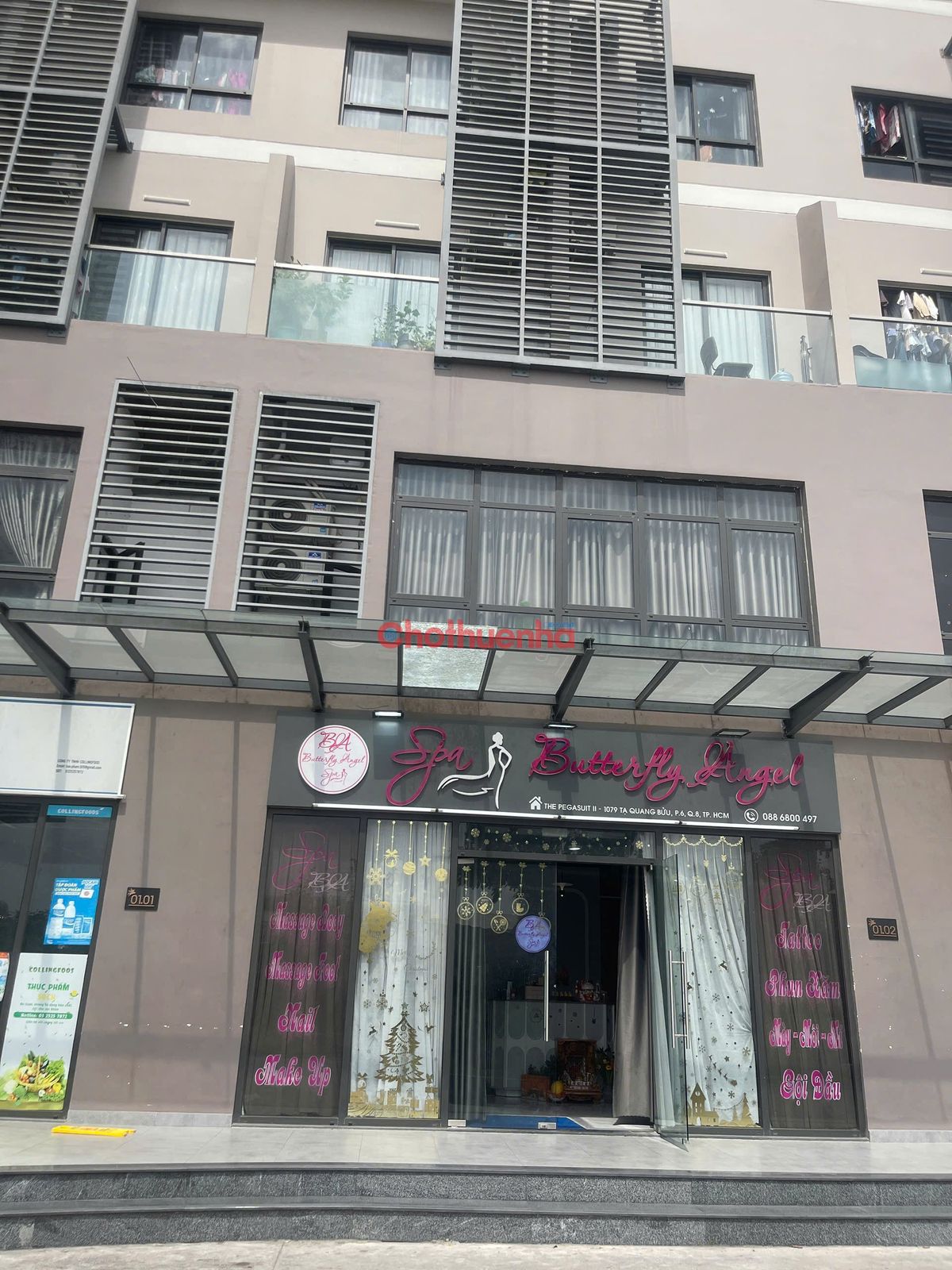 CHO THUÊ SHOPHOUSE – CC PEGASUIT II, TẠ QUANG BỬU, P.6, Q.8