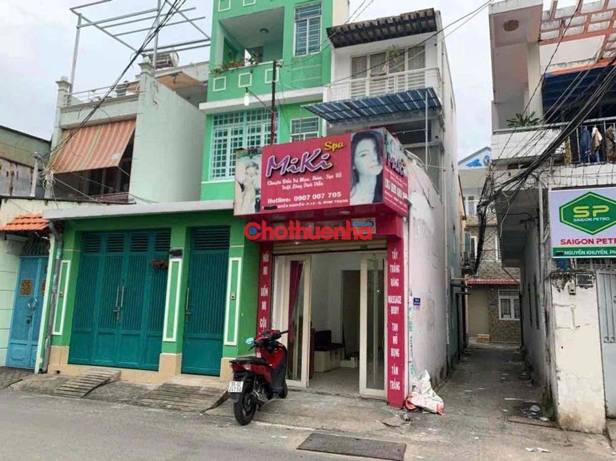 cho thuê nhà góc 2 mặt tiền nguyễn khuyến - bình thạnh - giá chỉ 13 triệu - kinh doanh tự do
