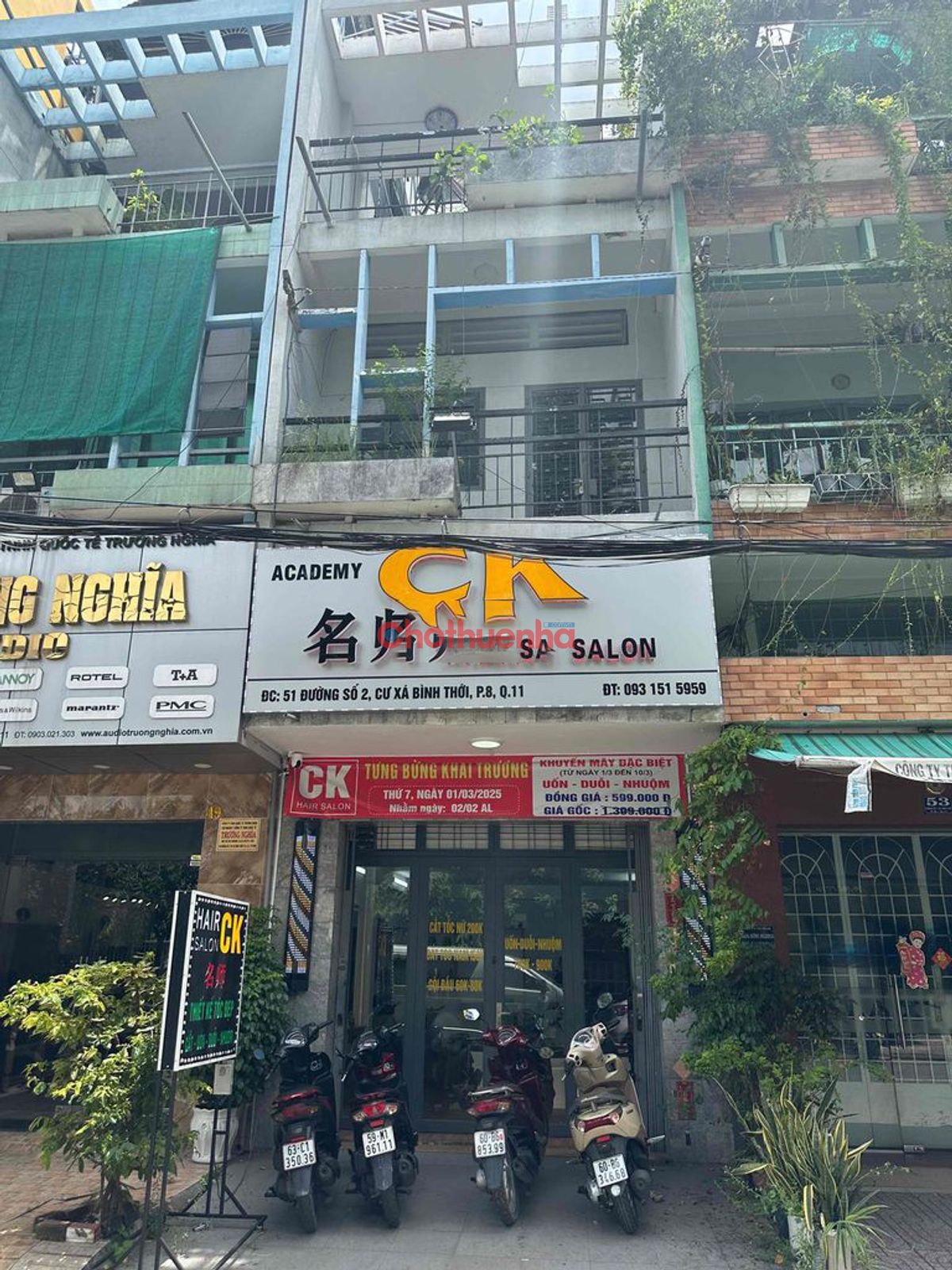 CHO THUÊ NHÀ NGUYÊN CĂN – ĐƯỜNG SỐ 2, CƯ XÁ BÌNH THỚI, P.8, Q.11