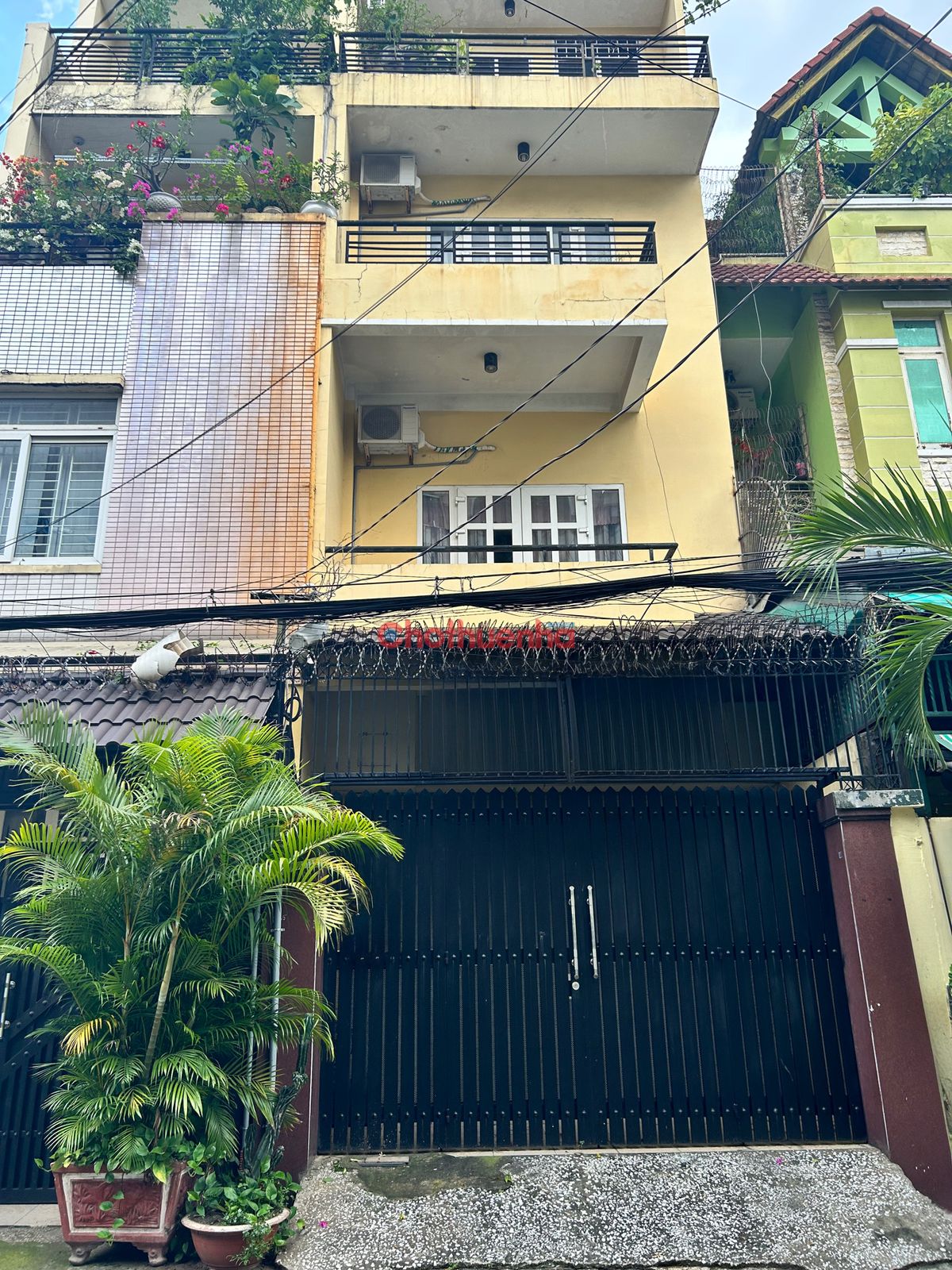 Cho thuê nhà khu sân bay, 6x20m - 4 tầng, Hát Giang, p.2, tb