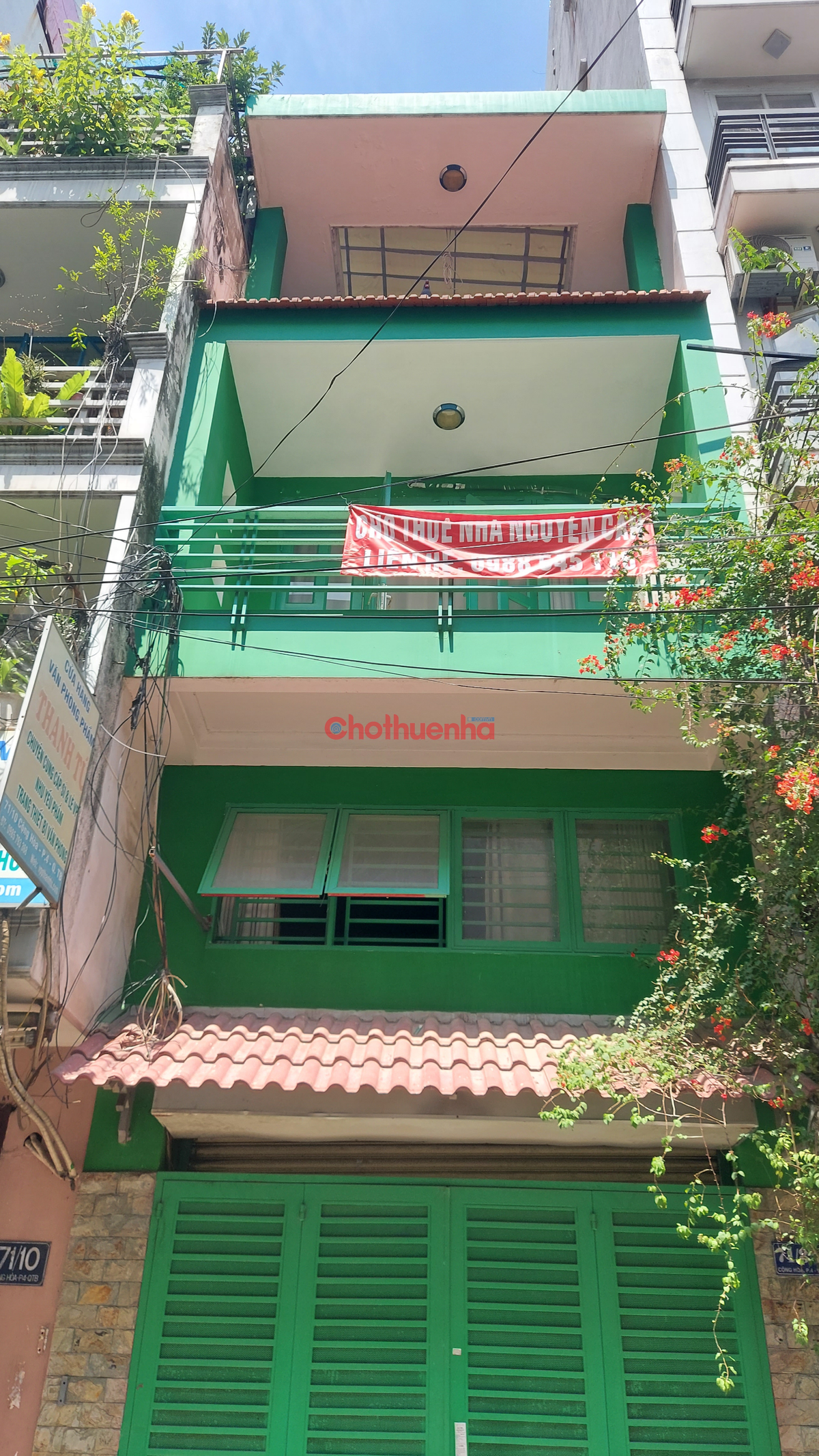 Cho thuê nhà Cộng Hòa, Phường 4, Quận Tân Bình – hướng Đông