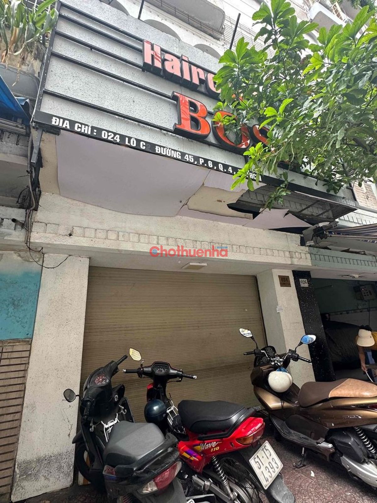 Cho Thuê Nhà Rộng – Đường 45, Phường 6, Quận 4