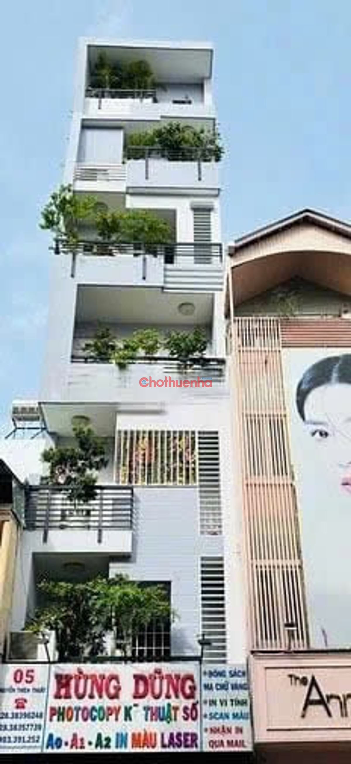 CHO THUÊ MẶT TIỀN NGUYỄN THIỆN THUẬT - THANG MÁY - 6 LẦU - MỚI KENG XÀ BENG 