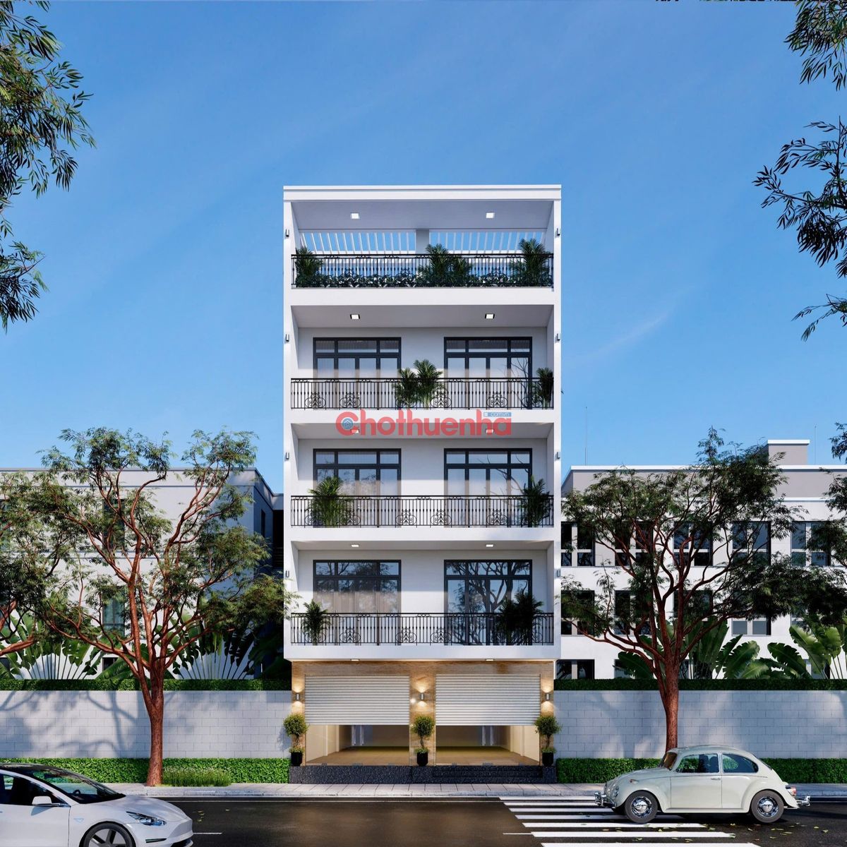 Cho thuê nhà mặt tiền đường Nguyễn Gia Trí, Phường 25, Bình Thạnh