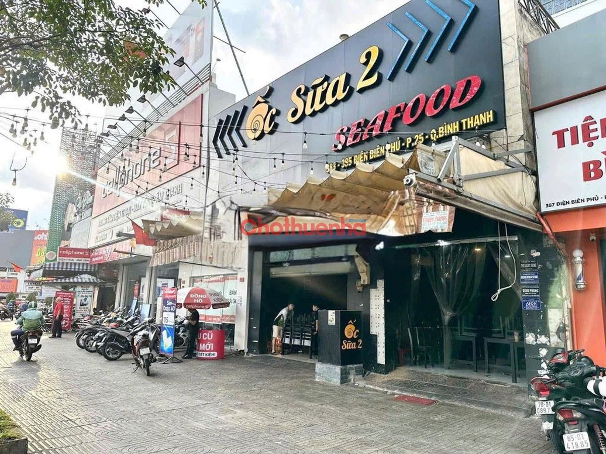 🏢 Cho thuê mặt bằng mặt tiền – Điện Biên Phủ, P.25, Q. Bình Thạnh, TP.HCM