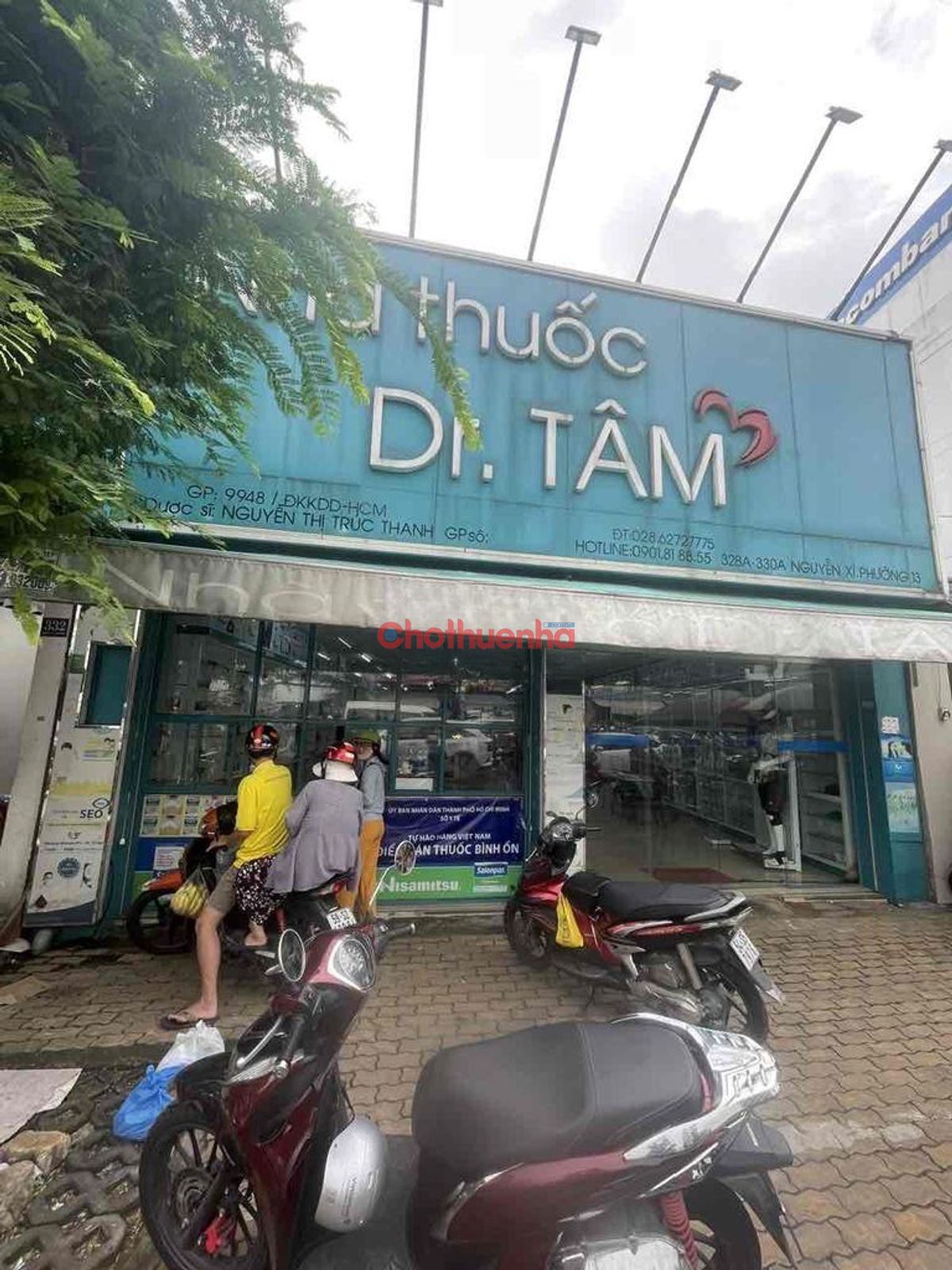 CHO THUÊ NHÀ MẶT TIỀN ĐƯỜNG NGUYỄN XÍ, QUẬN BÌNH THẠNH_DT: 8*29M