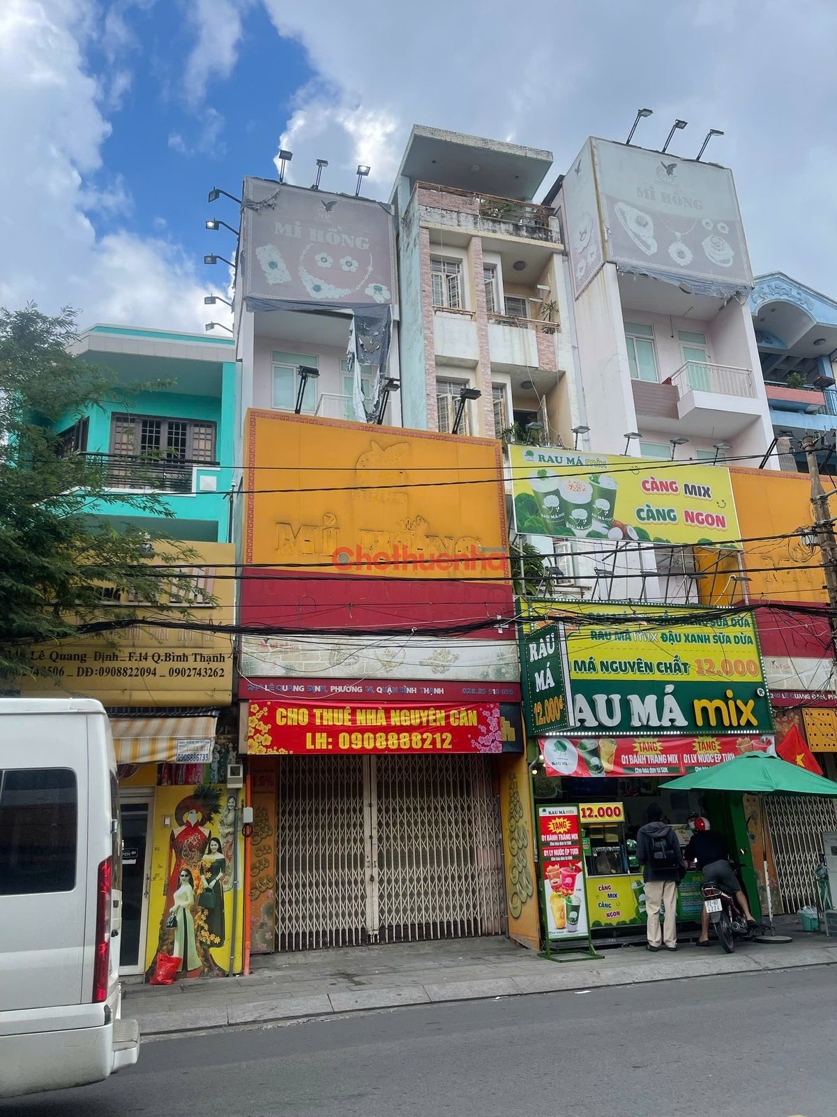 🏠 Cho thuê 2 căn liền kề mặt tiền Lê Quang Định – P14, Bình Thạnh