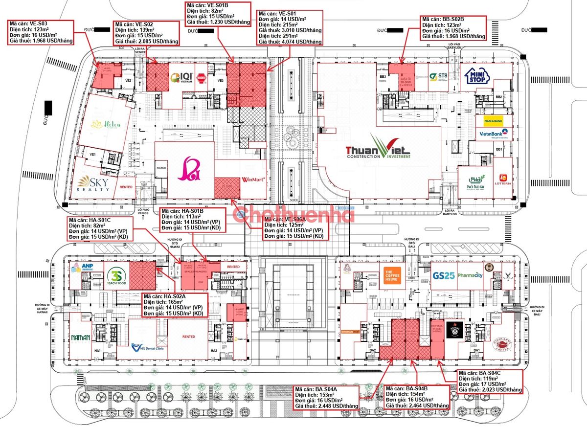 Cho thuê Shophouse New City Thủ Thiêm – Quận 2