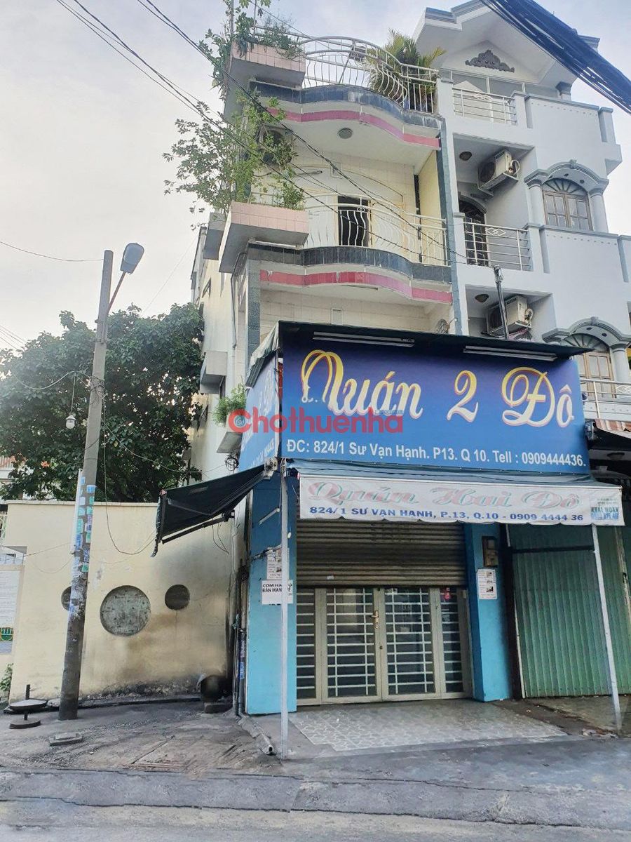 CHO THUÊ NHÀ 1 TRỆT 3 LẦU 4x18M, SƯ VẠN HẠNH QUẬN 10, GIÁ CHỈ 25 TRIỆU