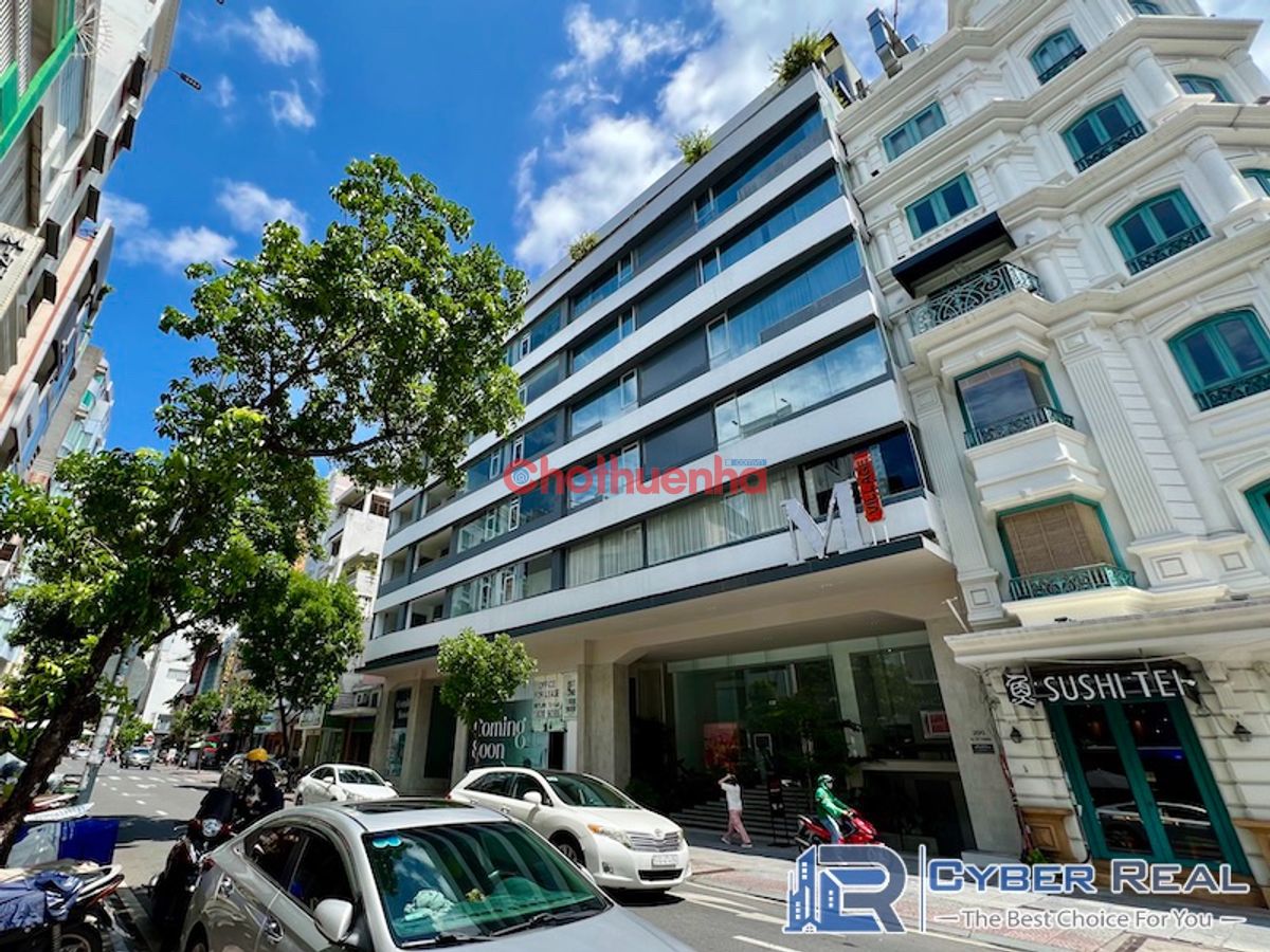  Tòa nhà  Lý Tự Trọng gần 500m2 - 2 thang máy - 8 tầng - Khu khách sạn đắc địa Bến Thành - Quận 1