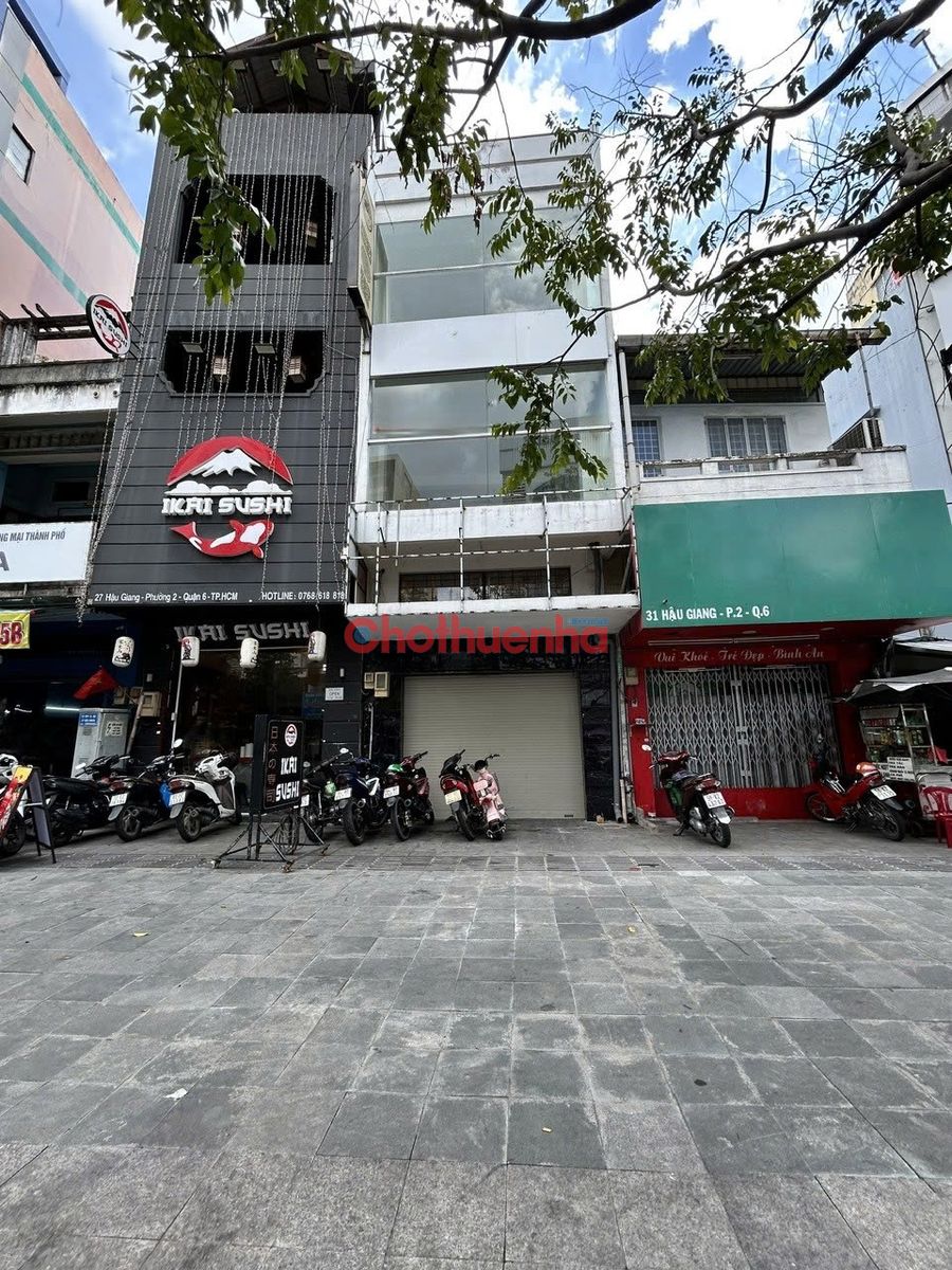 CHO THUÊ NHÀ HẬU GIANG, PHƯỜNG 2, QUẬN 6, TP HỒ CHÍ MINH – 4X14M, TRỆT LỬNG 2 LẦU SUỐT