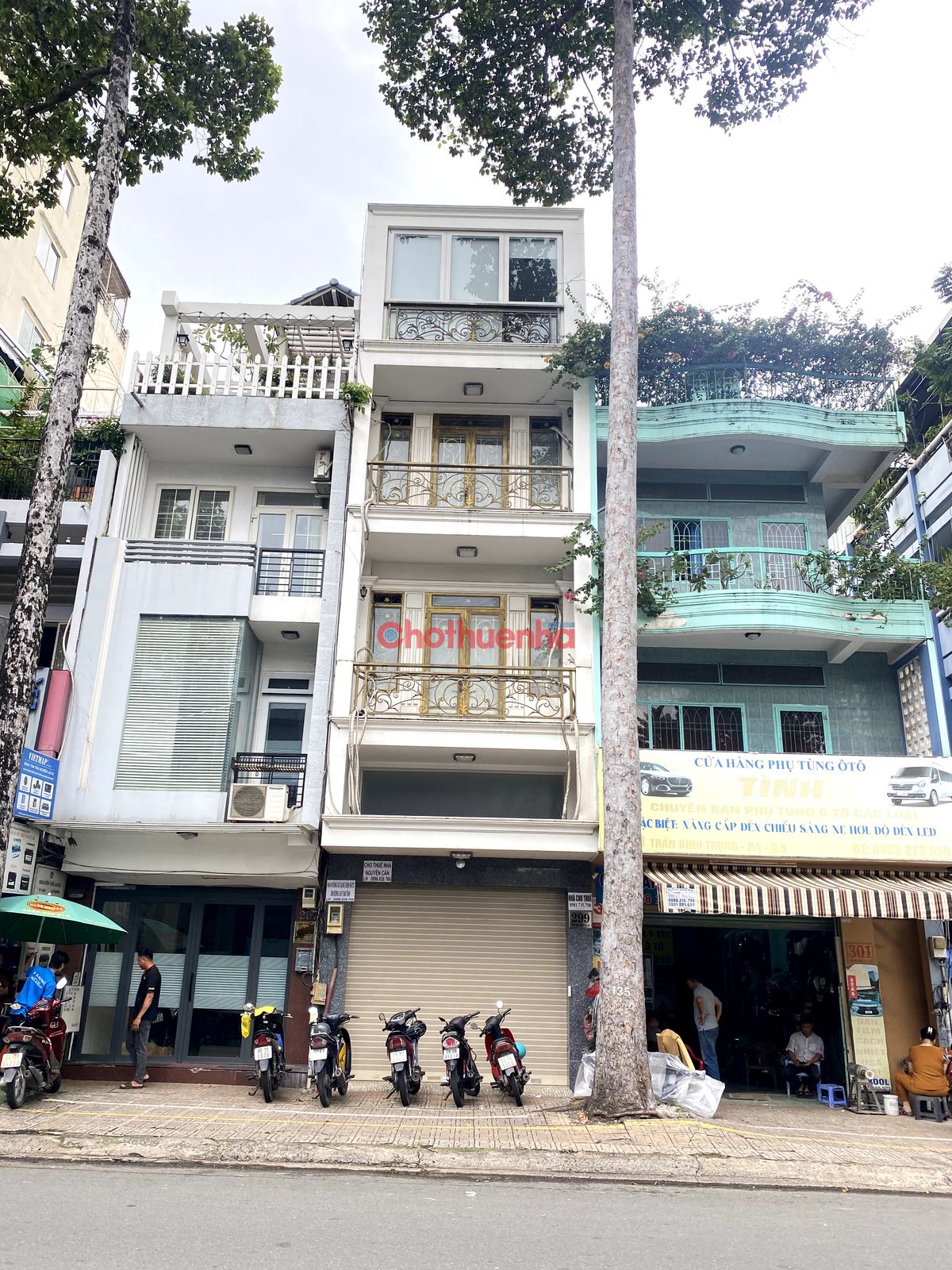 CHO THUÊ NHÀ MẶT TIỀN TRẦN BÌNH TRỌNG QUẬN 5