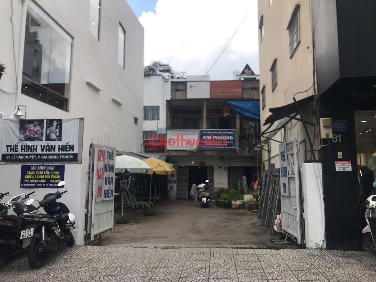 CHO THUÊ NHÀ MẶT TIỀN LÊ VĂN DUYỆT 285M2 - SÁT QUẬN 1 KD ĐA NGÀNH 