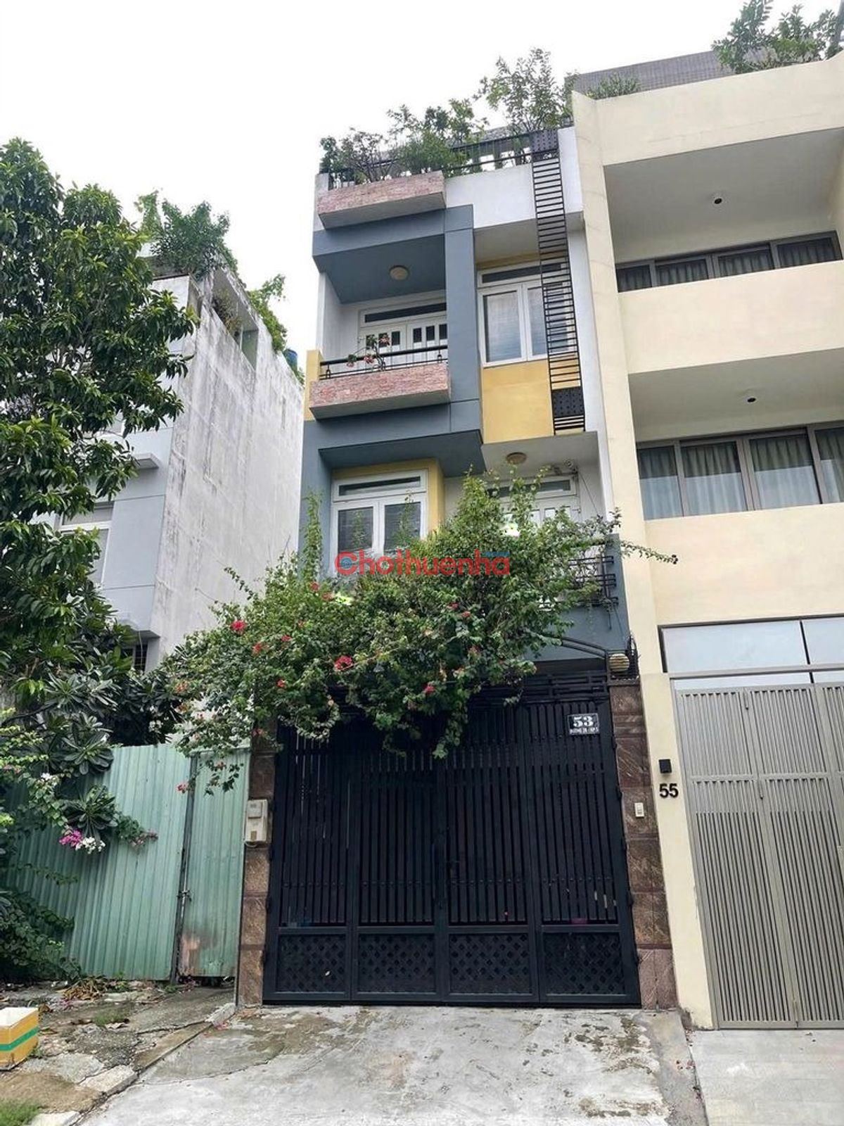 Cho thuê nhà nguyên căn Đường 28, KDC Apak, P.An Phú, Q.2 – 4PN, thang máy, khu an ninh