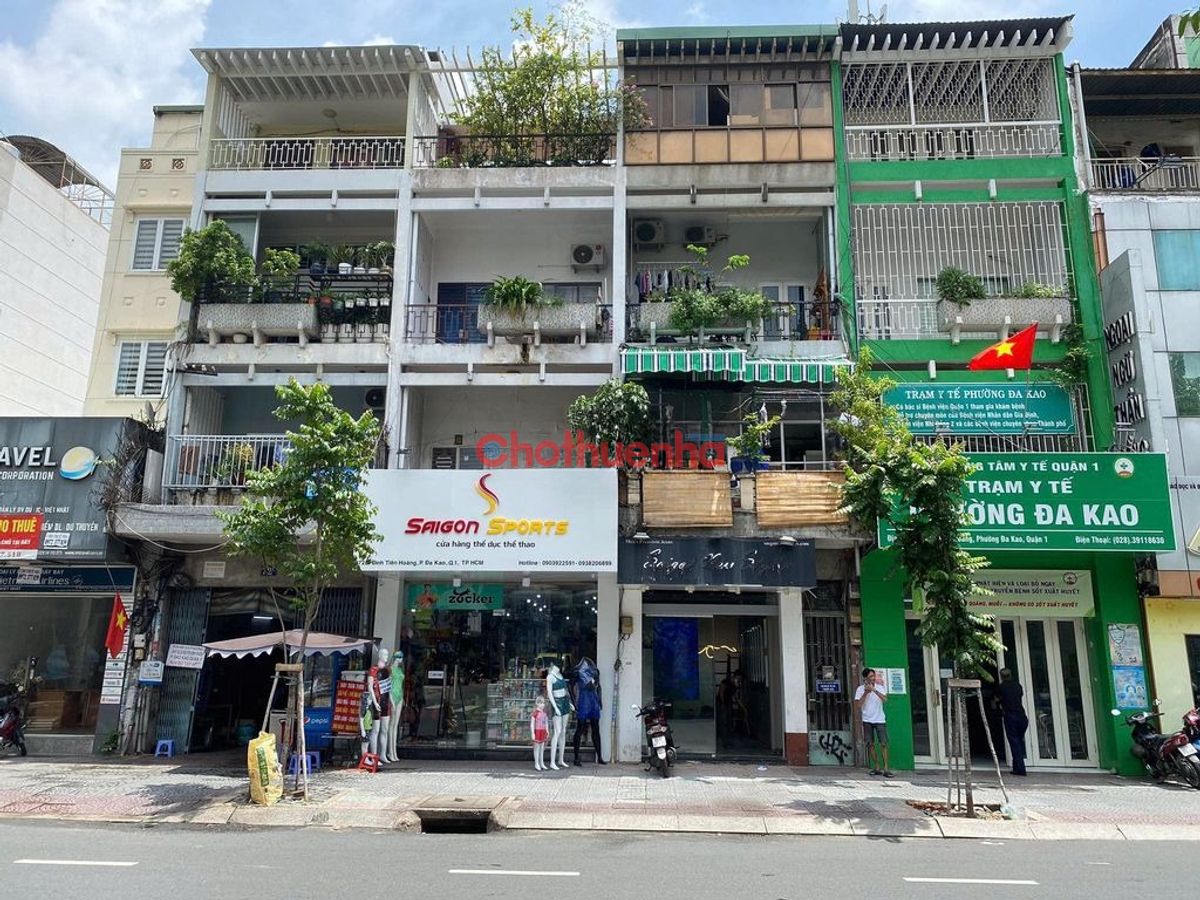 Cho thuê MBKD Đinh Tiên Hoàng, Đa Kao, Quận 1 - 4.5x24m, 2 Tầng, 160m2 - 55tr