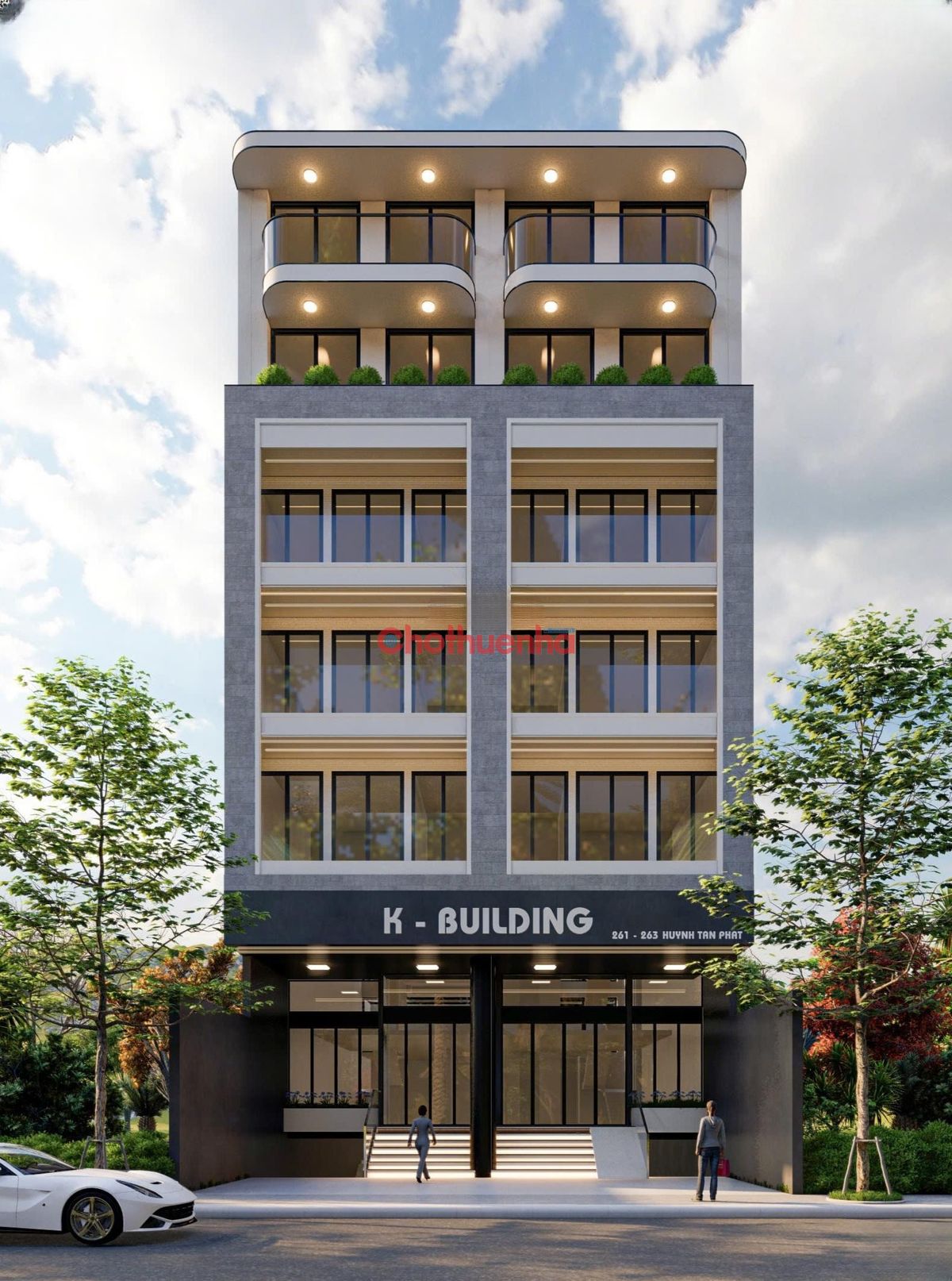 CHO THUÊ TÒA NHÀ VĂN PHÒNG TRUNG TÂM QUẬN 7