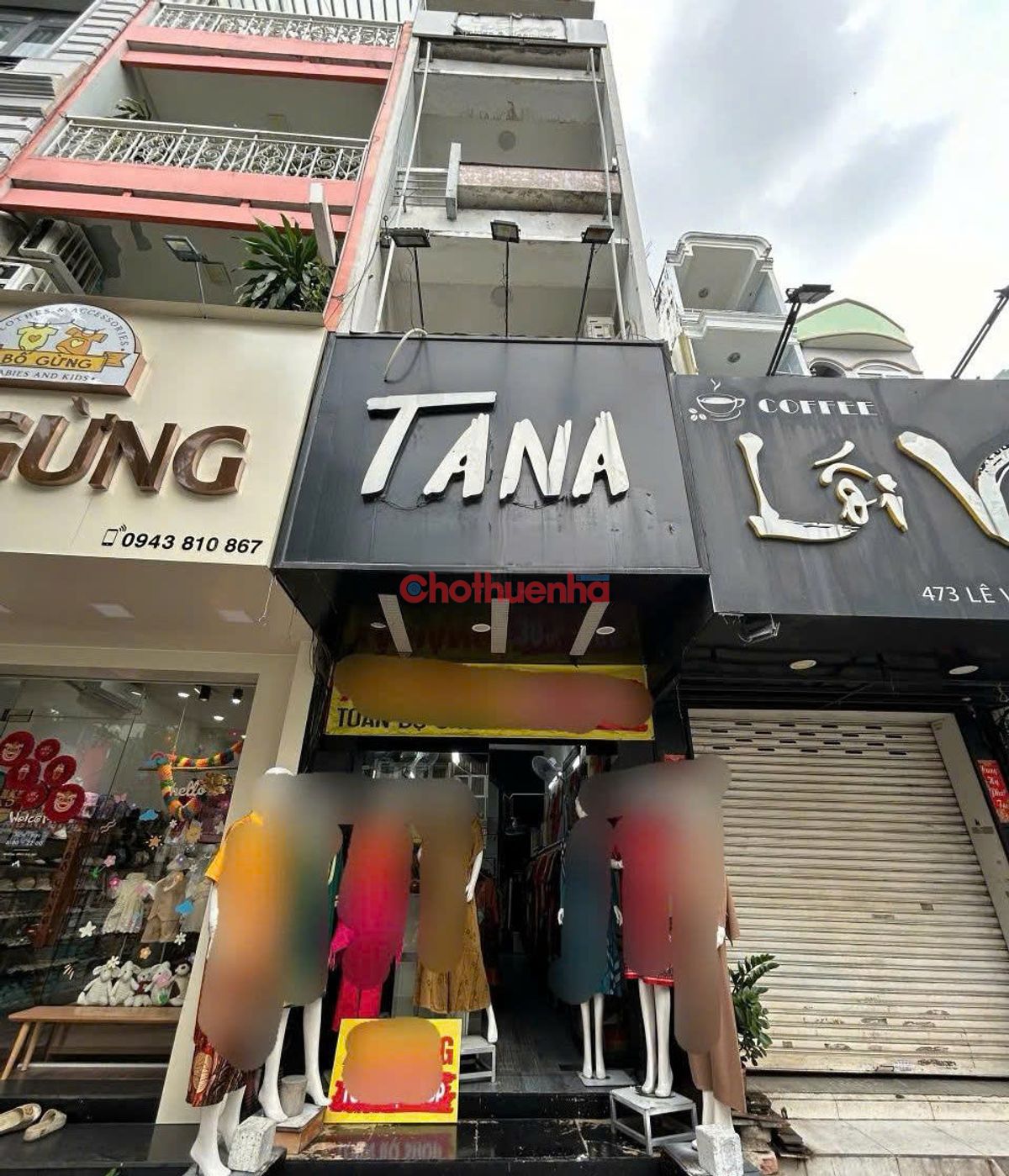 Nhà mặt tiền cho thuê Lê Văn Sỹ, Phường 12, Quận 3