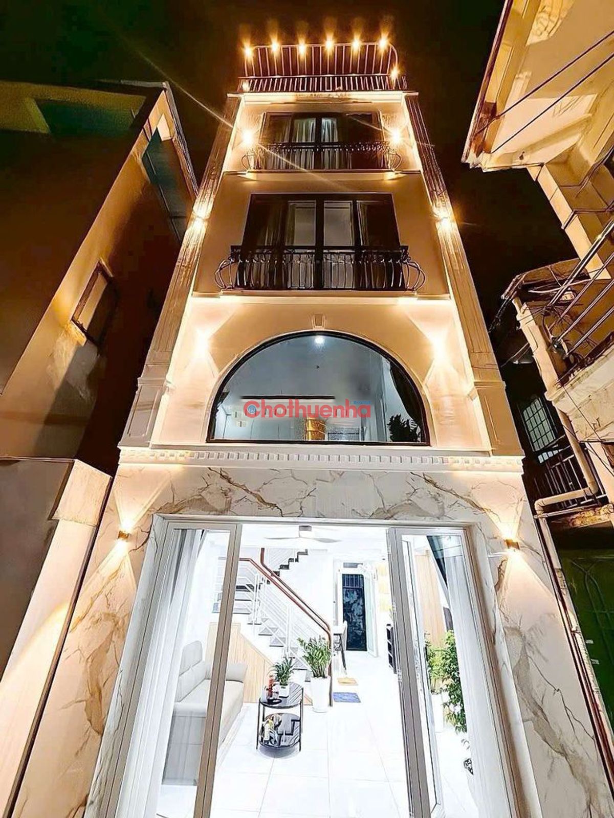 Nhà Nguyên Căn Nguyễn Cửu Vân-p17- Bình Thạnh-4x10m-DTSD 180m2-6pn