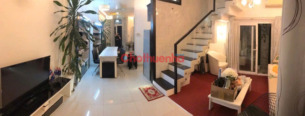 Cho Thuê Nhà nguyên căn Đường Hoàng Diệu, P.10, Phú Nhuận - 8x7m, 4 Tầng, 170m - Đầy Đủ Nội Thất