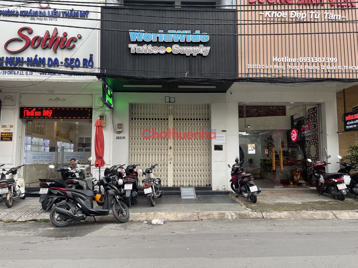Cho thuê nhà đường xe tải mặt tiền kinh doanh Cách Mạng Tháng Tám, Quận 10. Gía chỉ 40 triệu/tháng.