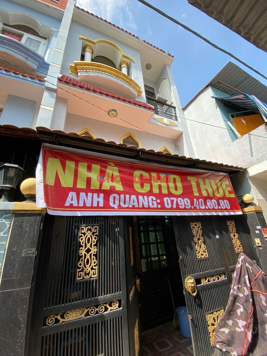 CHO THUÊ NHÀ NGUYÊN CĂN GIÁ RẺ Đường Phạm Văn Bạch, P.15, Quận Tân Bình.