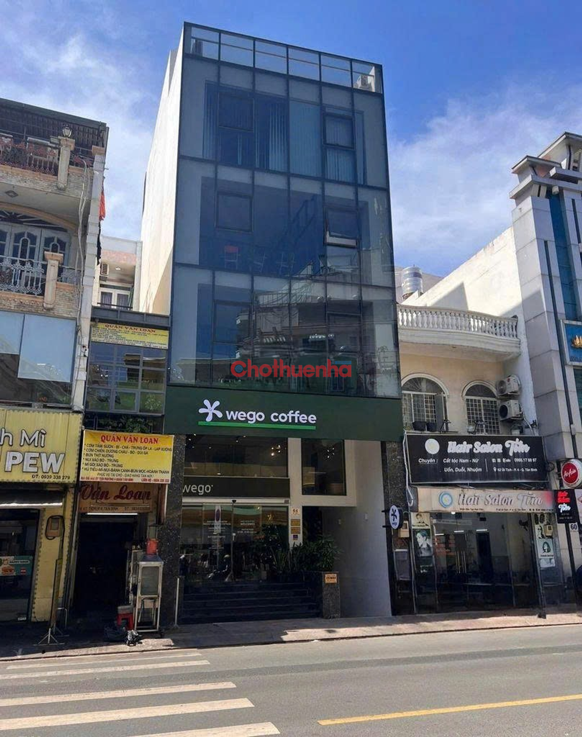 Cho thuê nhà mặt tiền thang máy có Hầm ngang 8m, Quận Tân bình 