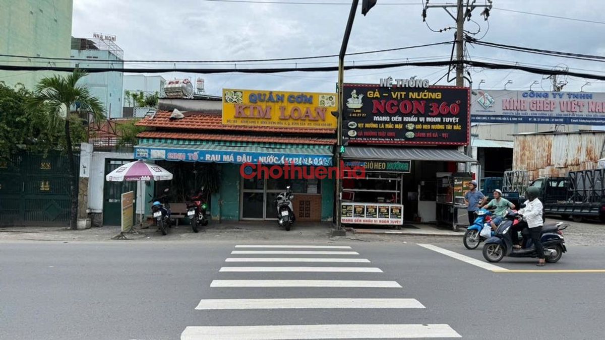 CHO THUÊ MẶT BẰNG ĐƯỜNG BÌNH LONG – PHƯỜNG BÌNH HƯNG HOÀ A – QUẬN BÌNH TÂN – 120M² 