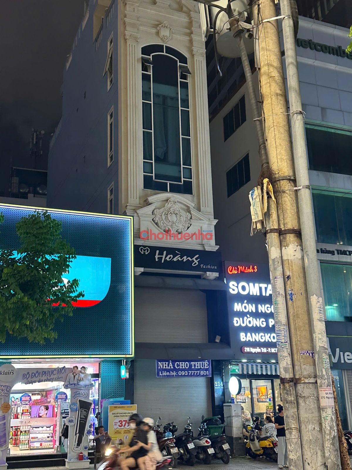 CHO THUÊ MẶT BẰNG KINH DOANH TRUNG TÂM QUẬN 1 – NGUYỄN TRÃI, P. NGUYỄN CƯ TRINH