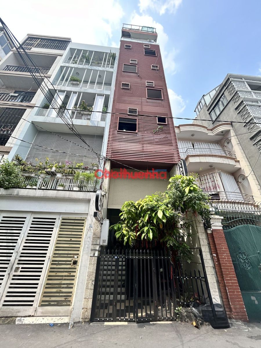 Cho thuê Tòa nhà HXH 13 phòng ngủ , Lê Văn Sỹ, Phường 12, Quận 3 CÓ THANG MÁY - DT 4x23 trệt 6 lầu sân thượng.