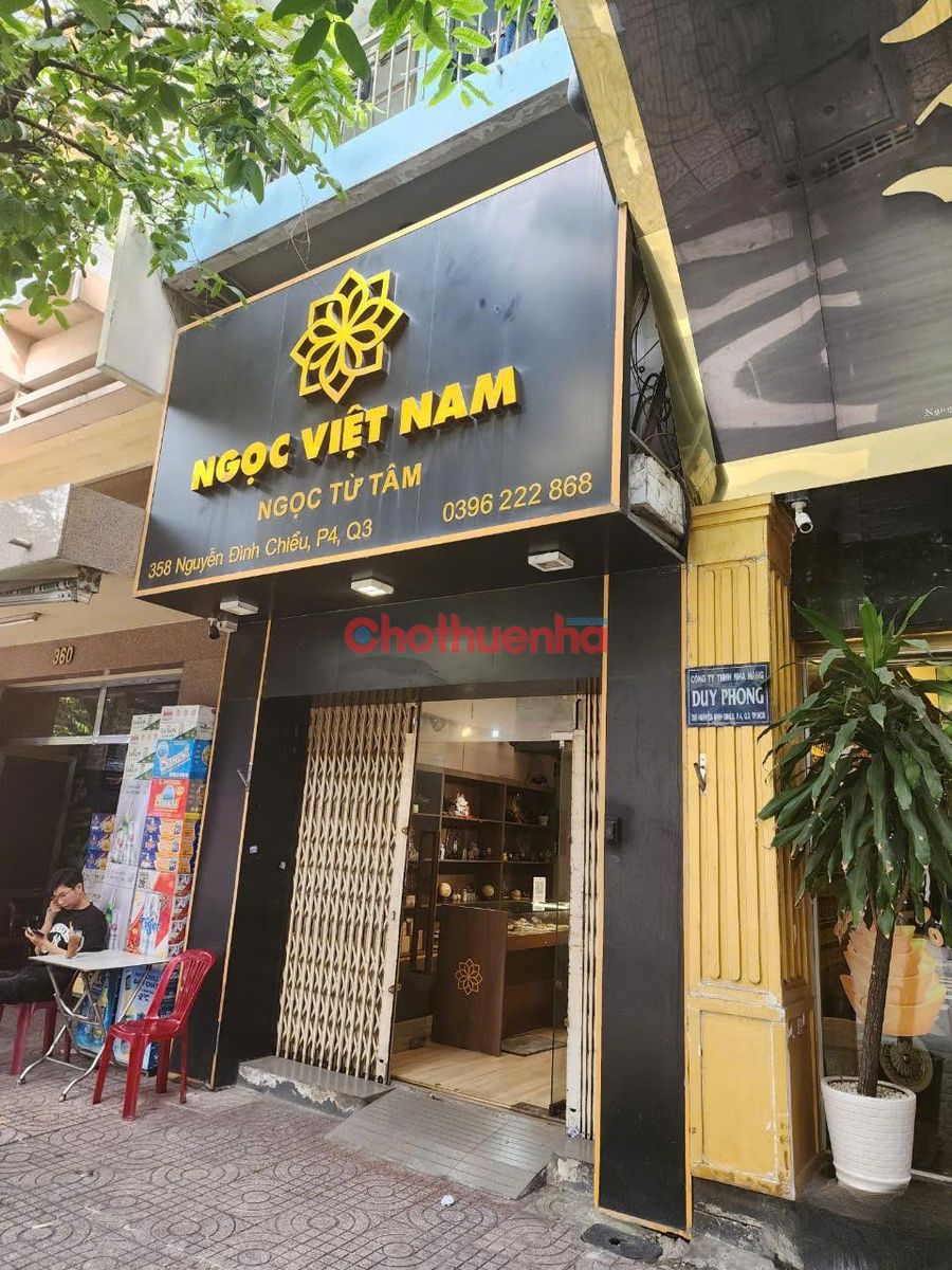 Cho thuê MBKD Nguyễn Đình Chiểu, Phường 4, Quận 3 - 3.6x8m - 17tr