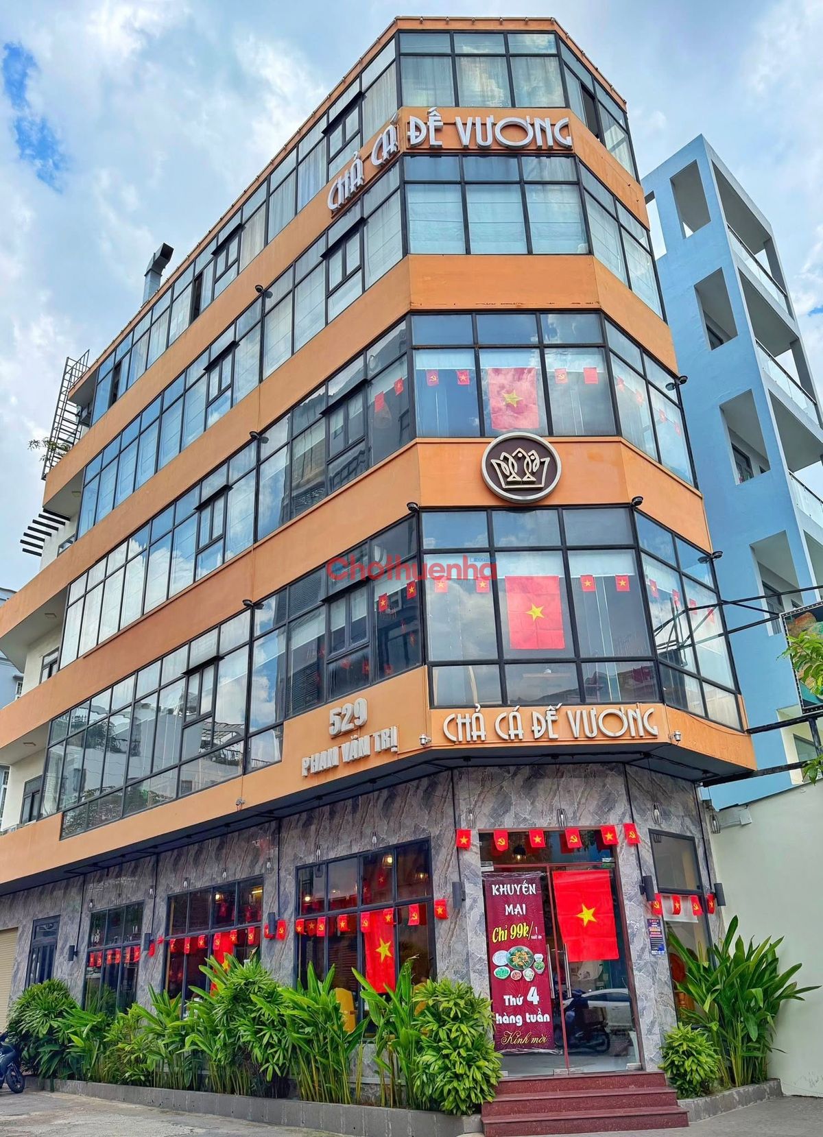 CHO THUÊ NHÀ GÓC 2 MẶT TIỀN PHAN VĂN TRỊ - GÒ VẤP.