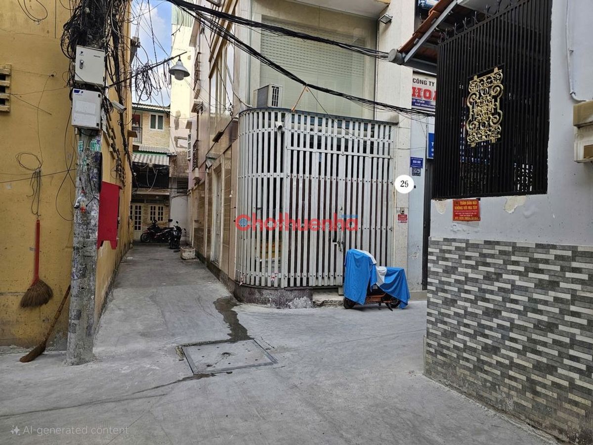 Cho thuê nhà hẻm đẹp đường Ba Tháng Hai,Quận 10. Gía chỉ 25 triệu