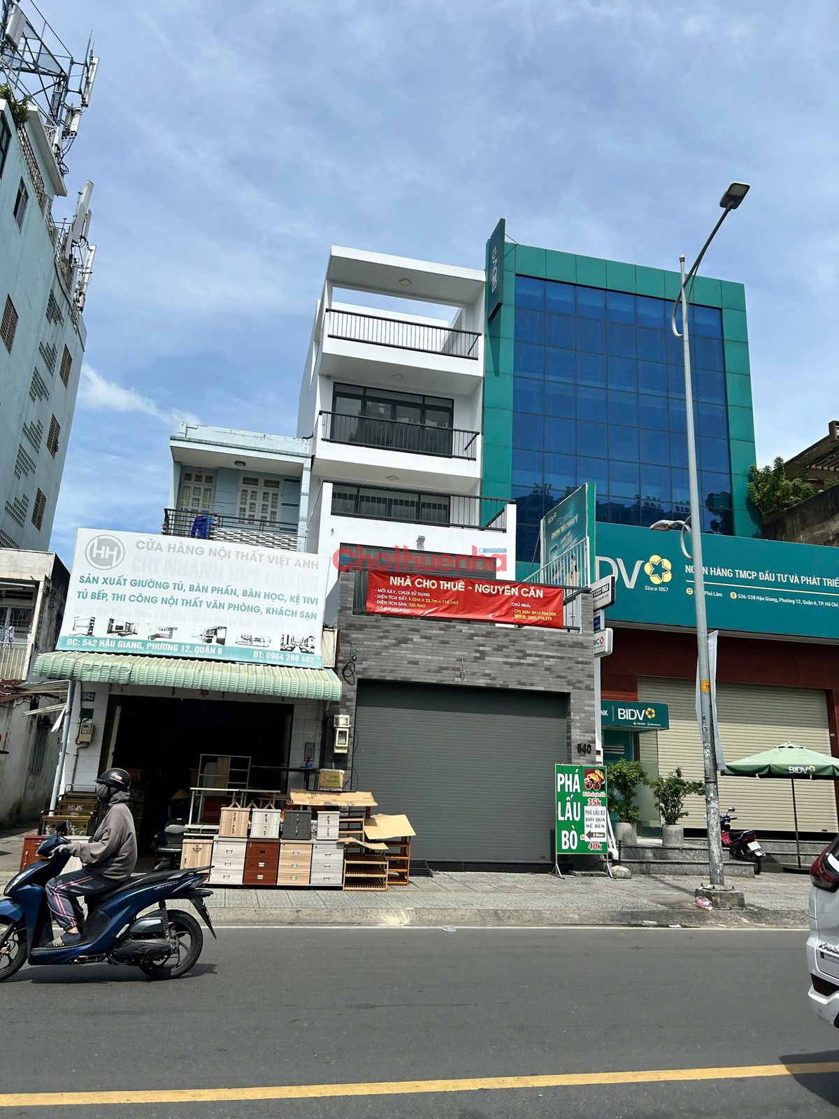 CHO THUÊ NHÀ HẬU GIANG, PHƯỜNG 12, QUẬN 6