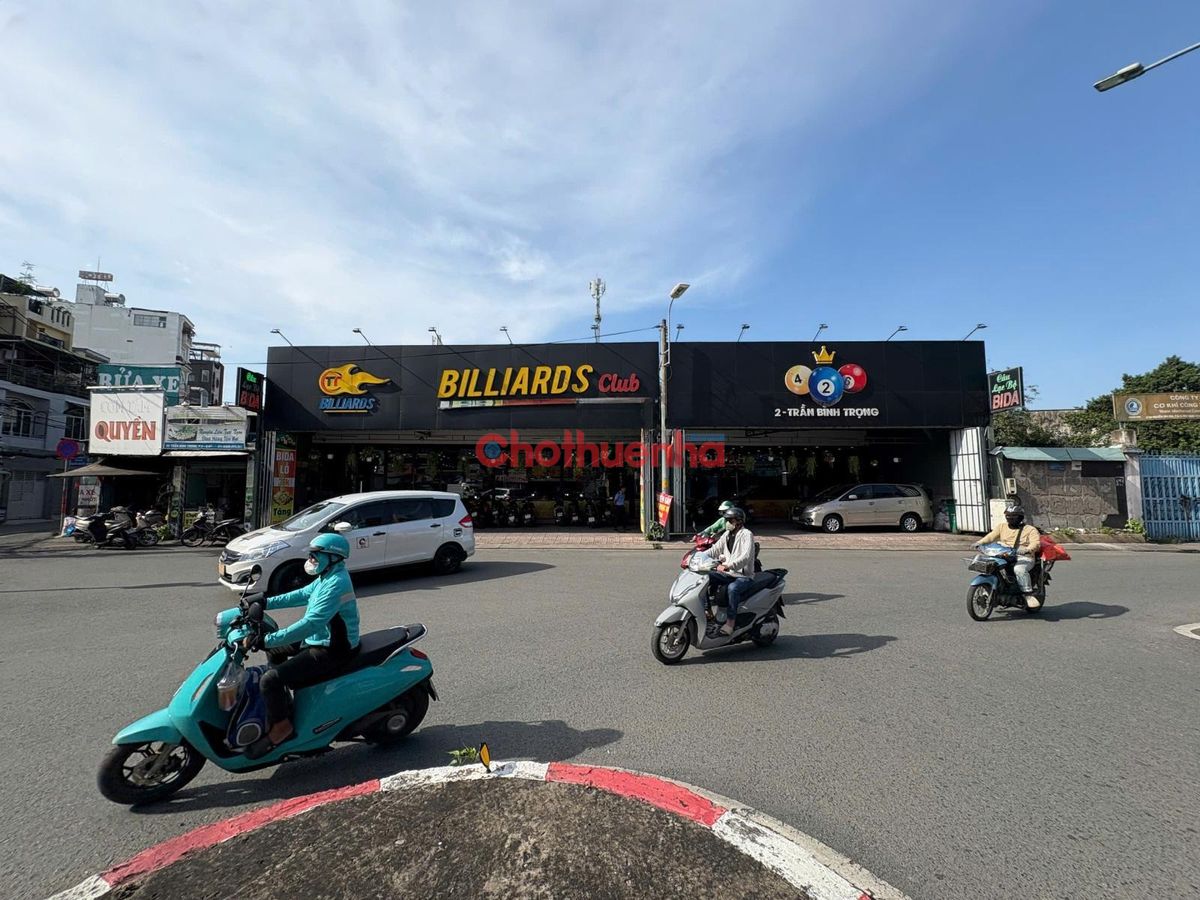 Cho thuê nhà mặt tiền Trần Bình Trọng, Phường 5, Bình Thạnh Tiện Kinh Doanh BiDa 