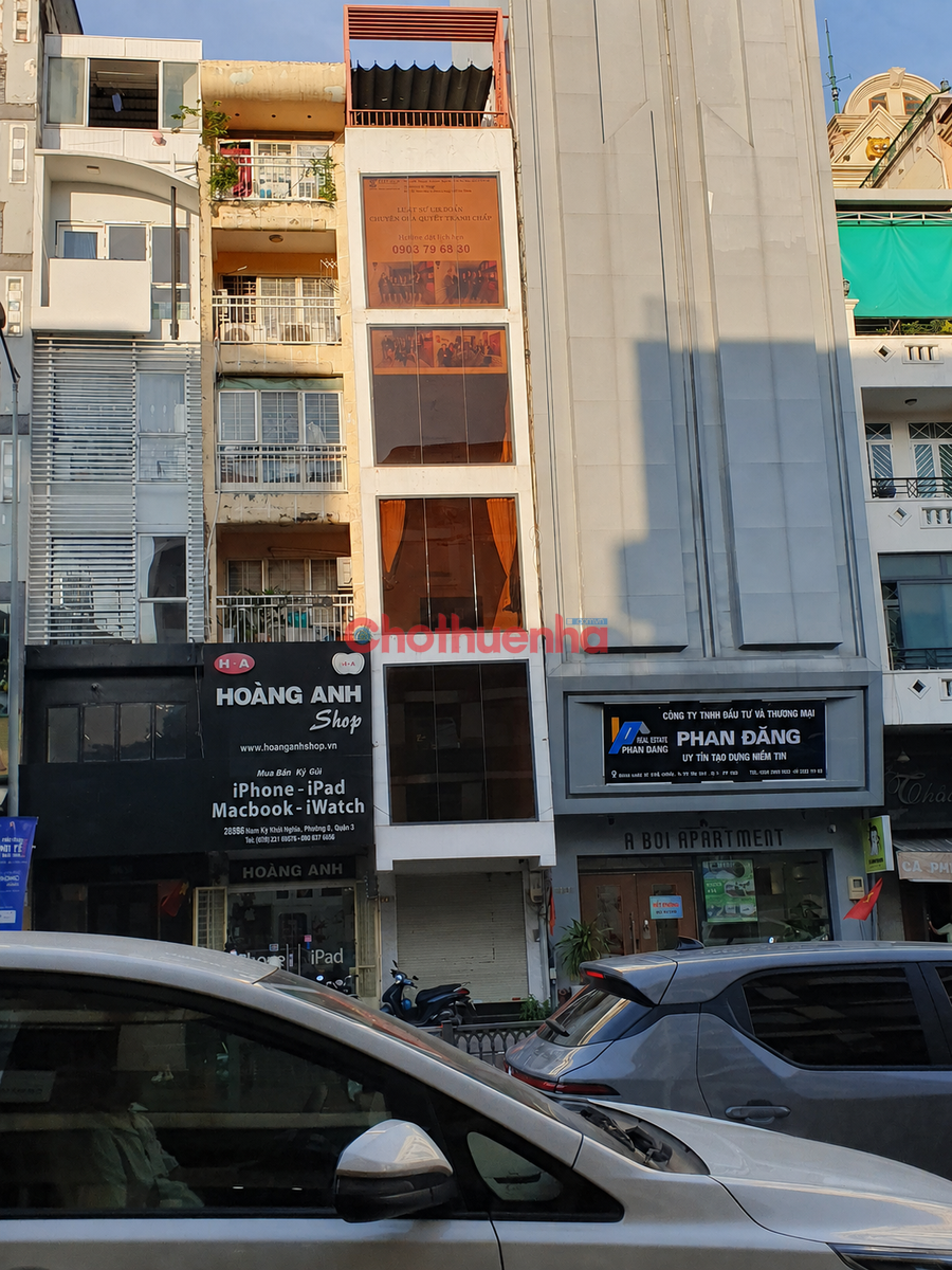 CHO THUÊ NHÀ MẶT TIỀN NAM KỲ KHỞI NGHĨA QUẬN 3  CÓ THANG MÁY