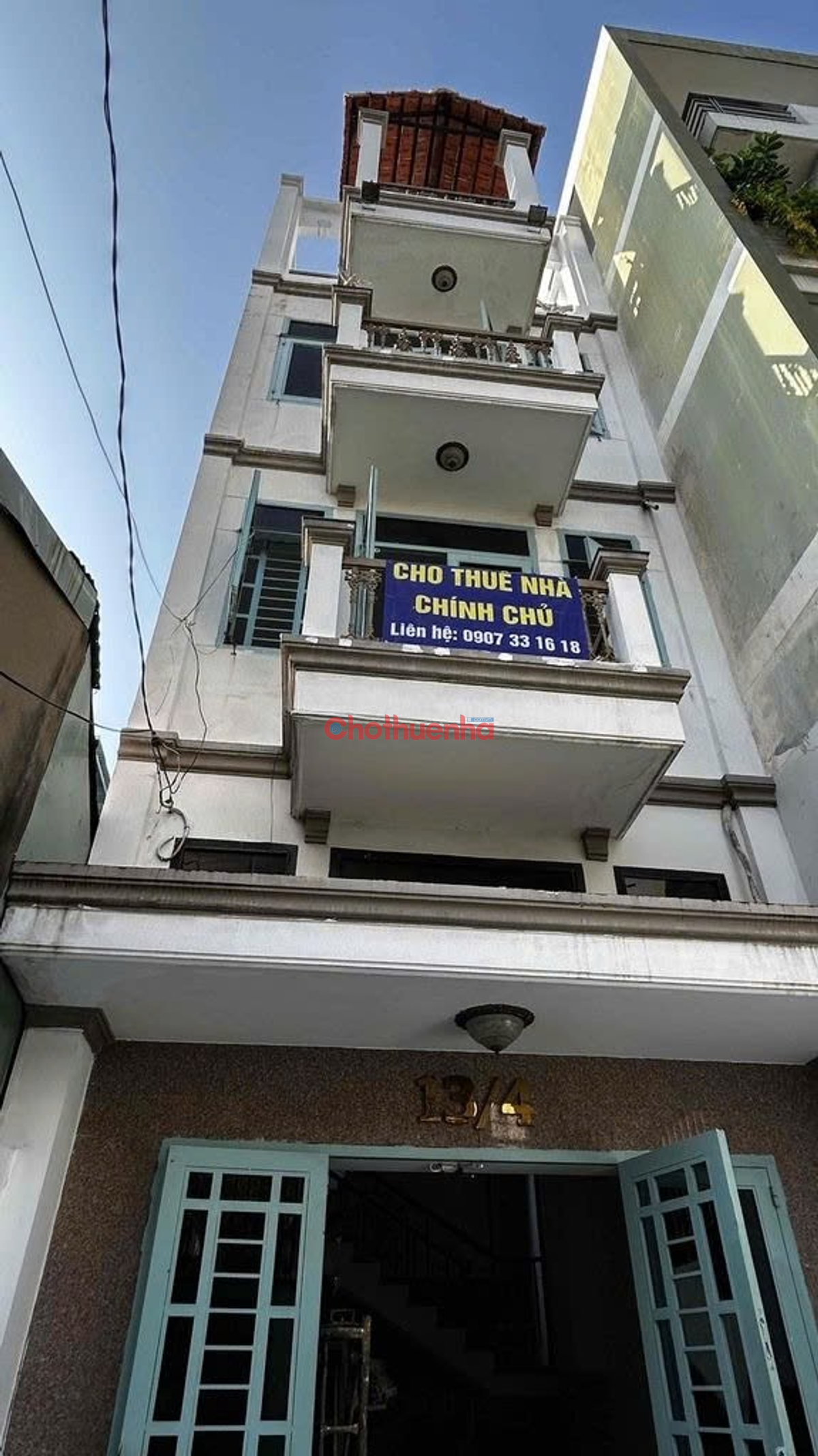 Cho thuê nhà nguyên căn Trần Mai Ninh, P12, Tân Bình, 4x17m, 4 Tầng