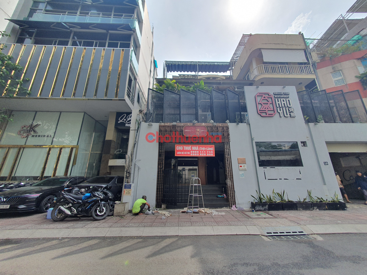 CHO THUÊ MẶT BẰNG HỒ XUÂN HƯƠNG QUẬN 3 NGANG 13M DT 234M² PHÙ HỢP SHOWROOM F&B