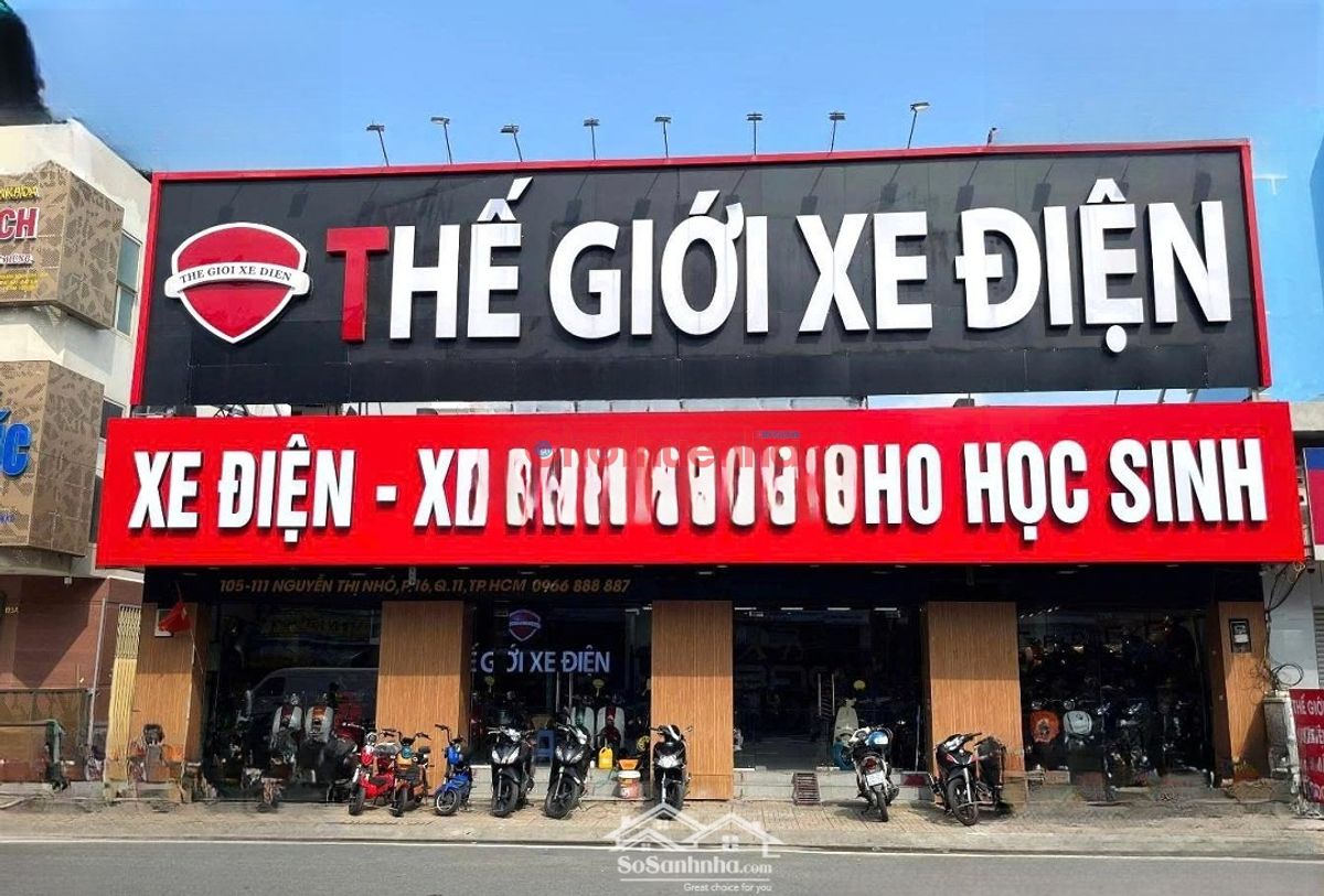 Cho thuê nhà mặt tiền tại đường Nguyễn Thị Nhỏ Q.11