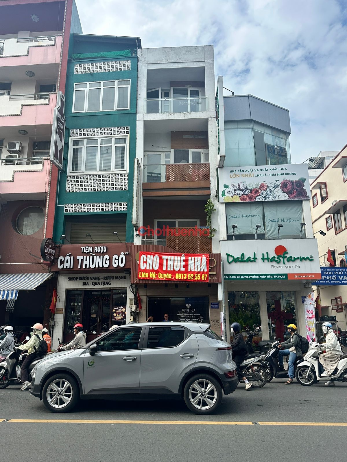 CHO THUÊ NHÀ MẶT TIỀN HAI BÀ TRƯNG, GẦN CHỢ TÂN ĐỊNH, QUẬN 1