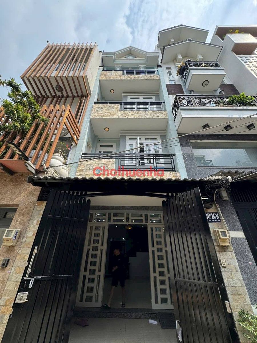 Cho thuê nhà nguyên căn 4PN + 3WC hẻm 347 Lê Văn Thọ, Phường 9, quận Gò Vấp 