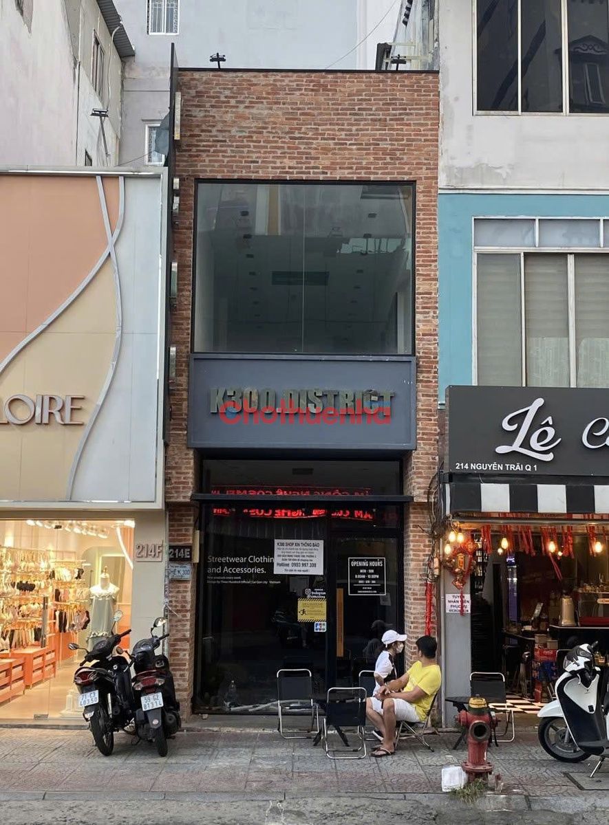 CHO THUÊ NHÀ MẶT TIỀN NGUYỄN TRÃI, PHƯỜNG NGUYỄN CƯ TRINH, QUẬN 1