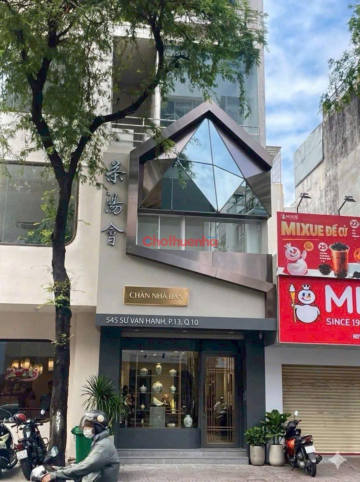 CHO THUÊ NHÀ MẶT TIỀN 545 ĐƯỜNG SƯ VẠN HẠNH, PHƯỜNG 13, QUẬN 10