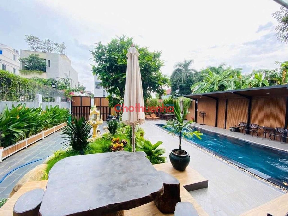 CHO THUÊ BIỆT THỰ SÂN VƯỜN, CÓ HỒ BƠI - KHU DÂN CƯ THỦ THIÊM, QUẬN 2