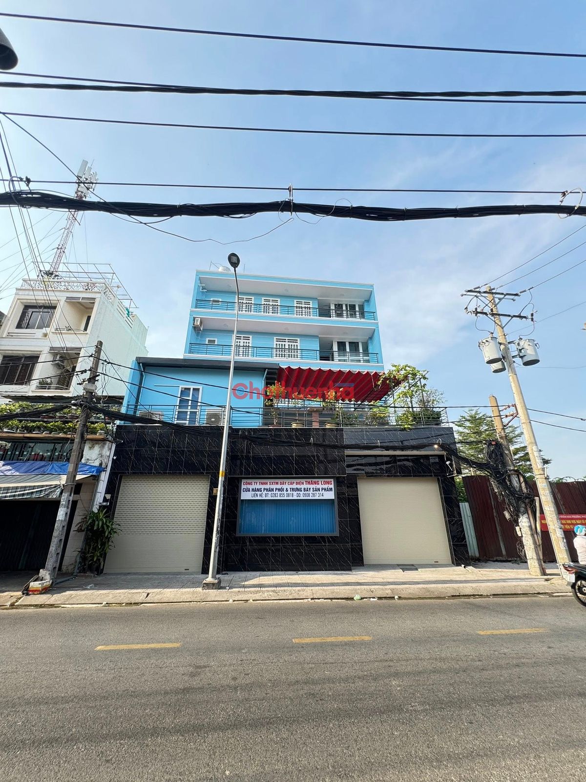 CHO THUÊ NHÀ MẶT TIỀN 54 ĐƯỜNG ĐẶNG NGUYÊN CẨN , QUẬN 6 – NGANG 13MX13M,  CÓ THANG MÁY 