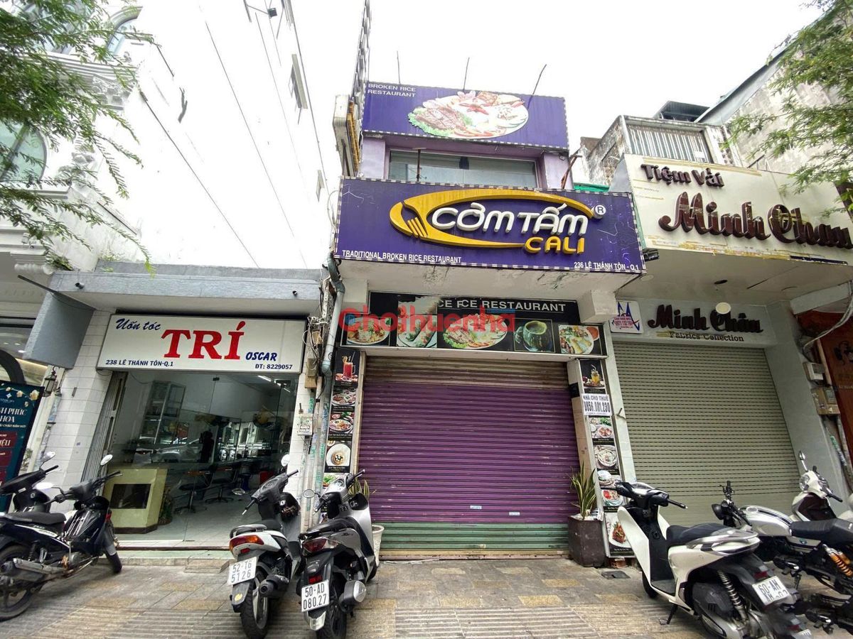 Cho thuê nhà mặt tiền tại MT  Lê Thánh Tôn, Phường Bến Thành, Quận 1, 3.5x24m