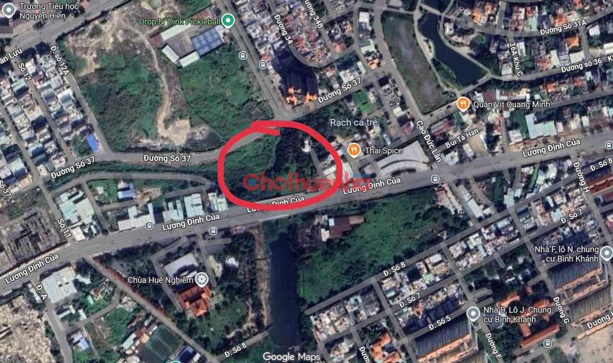 CHO THUÊ ĐẤT MẶT TIỀN – ĐƯỜNG SỐ 37, AN PHÚ, TP. THỦ ĐỨC, 2810m2