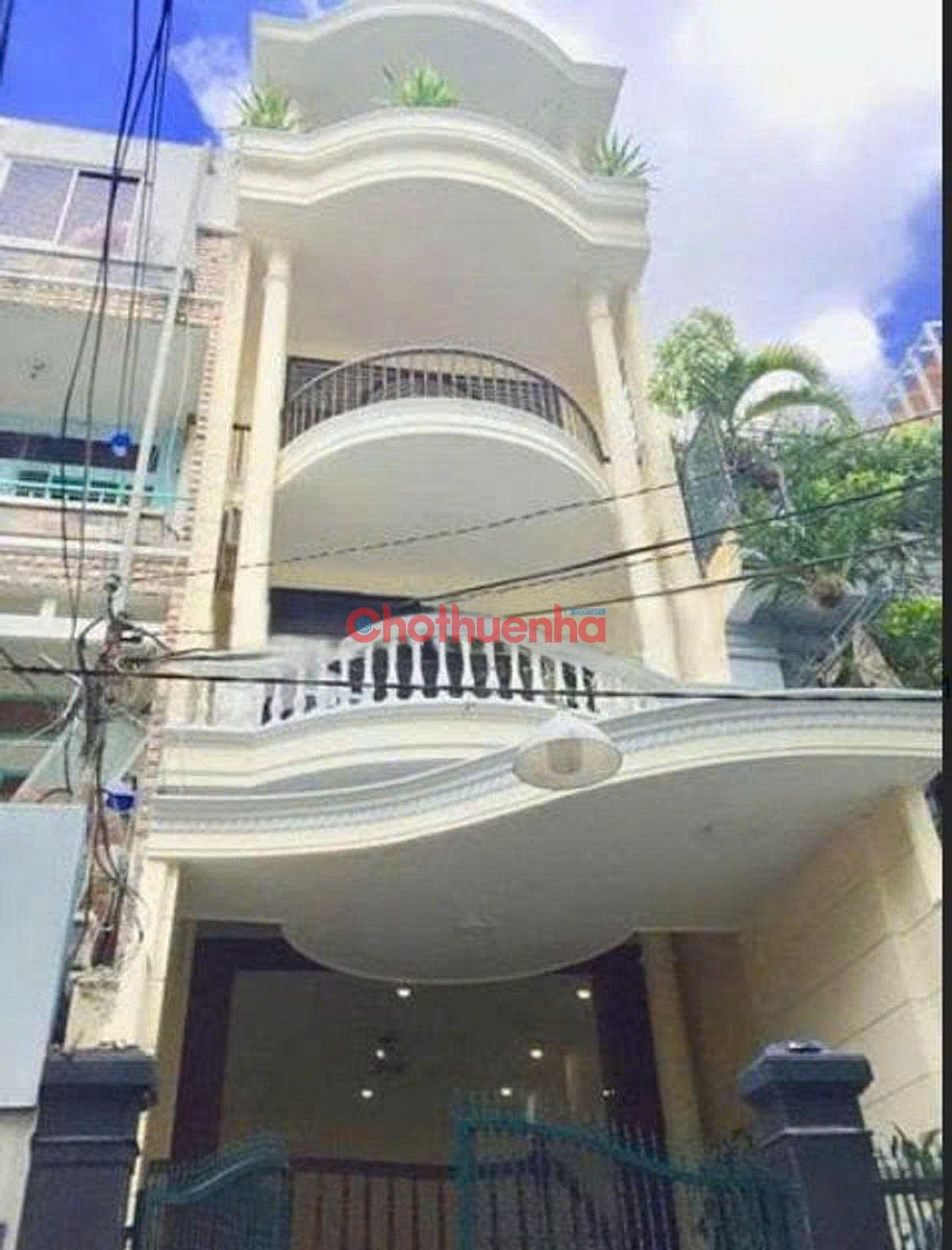 CHO THUÊ NHÀ NGUYÊN CĂN ĐƯỜNG LÊ VĂN SỸ QUẬN 3 NHÀ CÓ HẦM 3 LẦU. 3 CHIẾC XE HƠI TRONG NHÀ
