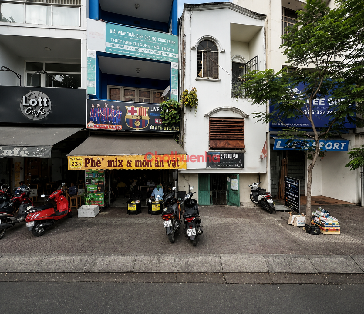CHO THUÊ NHÀ MẶT TIỀN TRƯỜNG SA Q3 - 4X12 - TRỆT 2 LẦU ST