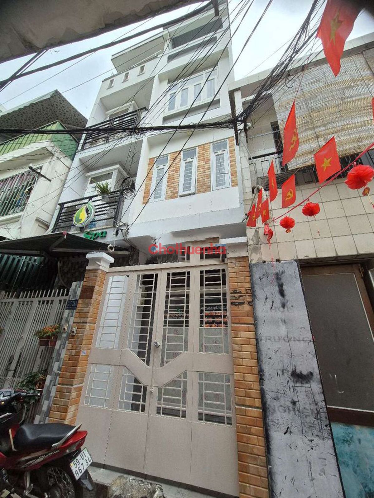 Cho thuê nhà nguyên căn tại Đường 3/2, Phường 14, Quận 10, hẻm xe hơi 5m
