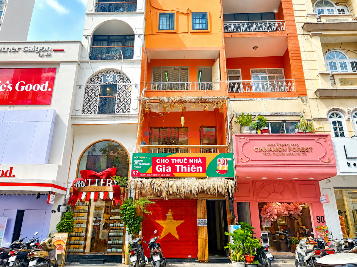 Cho thuê nhà mặt tiền 90 – 92 Mạc Thị Bưởi, Phường Bến Nghé, Quận 1 - KINH DOANH TỰ DO